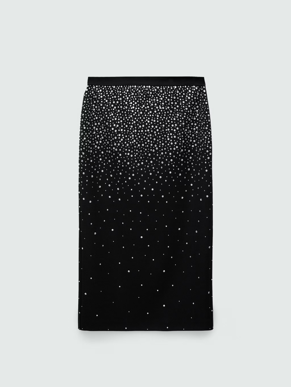 MNG Midi-skirt with rhinestones